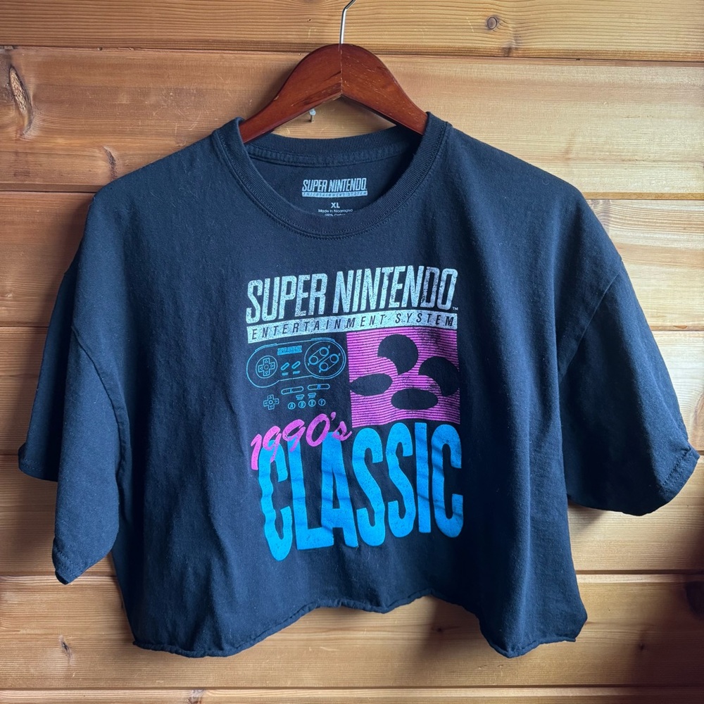 Nintendo Black 90s Classic T-Shirt